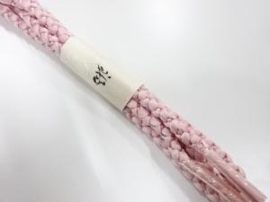 未使用品　正絹　手組帯締め